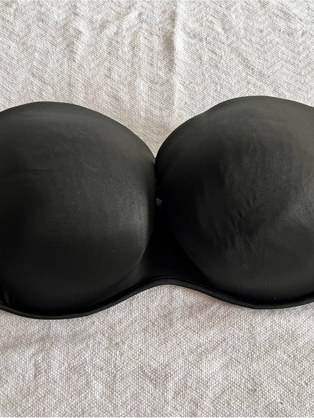 Cacique Black Strapless Smooth Molded Cup Bra